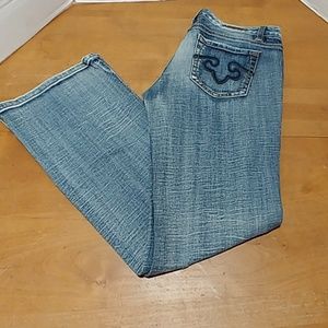 Re-rock for Express bootcut jeans stretch 10